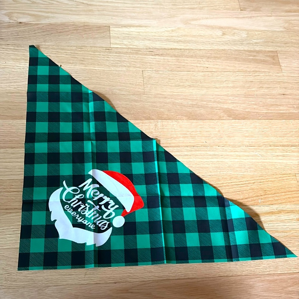 Merry Christmas Everyone Pet Bandana Cats and Dogs